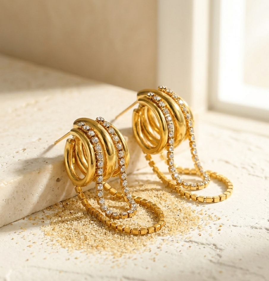 Boucle d'oreille Lina